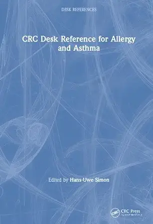 crc desk reference for allergy and asthma 1st edition hans uwe simon 0849396840, 978-0849396847