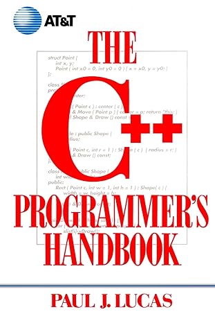 c++ programmers handbook the 1st edition paul j lucas 0131182331, 978-0131182332