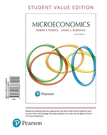 microeconomics 1st edition robert pindyck ,daniel rubinfeld 0134184831, 978-0134184838