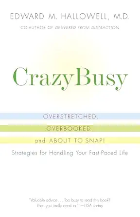 crazybusy overstretched overbooked and about to snap strategies for handling your fast paced life 1st edition