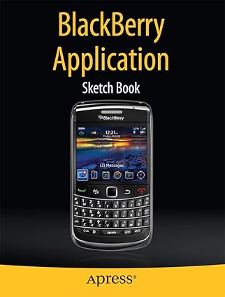blackberry application sketch book 1st edition dean kaplan 1430242396, 978-1430242390