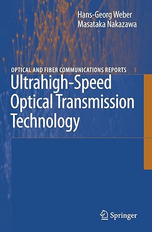 ultrahigh speed optical transmission technology 1st edition weber 3540238786, 978-3540238782