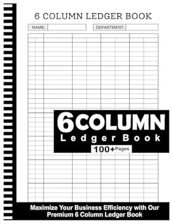 6 column ledger book your ultimate accounting book for meticulous and effortless financial management 8 5 x