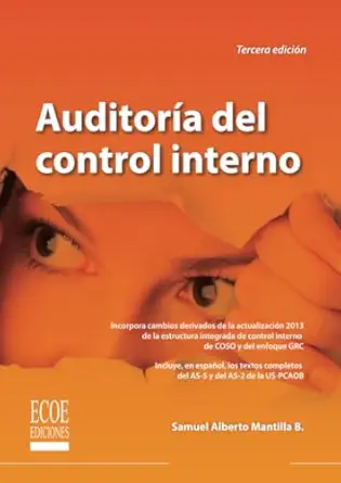 auditora a del control interno 1st edition samuel alberto mantilla blanco 9586489973, 978-9586489973