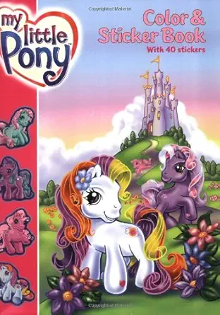 my little pony color and sticker book 1st edition ann marie capalija ,gayle middleton 0060549459,