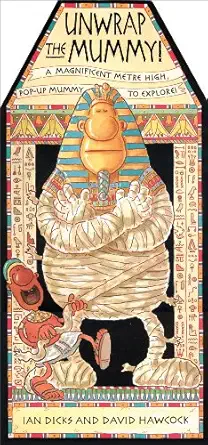 unwrap the mummy 3d wall poster book 1st edition ian dicks 1857070755, 978-1857070750