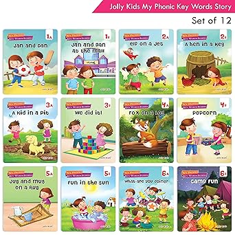 jolly kids my phonic key words stories for kids sight words and sentences phonics building vowels sounds