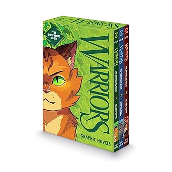 warriors graphic novel the prophecies begin #1 #3 the complete first arc 1st edition erin hunter ,natalie