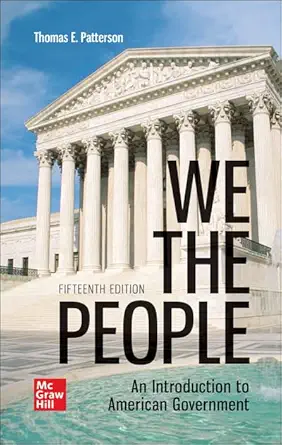 we the people 1st edition thomas e patterson 1265026688, 978-1265026684