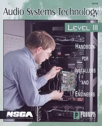 audio systems technology level iii handbook for installers and engineers 1st edition bob bushnell ,melvin j
