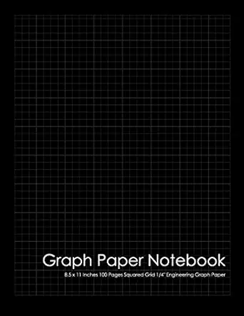 graph paper notebook graph paper notebook 8 5 x 11 inches 100 pages squared grid 1/4 engineering graph paper