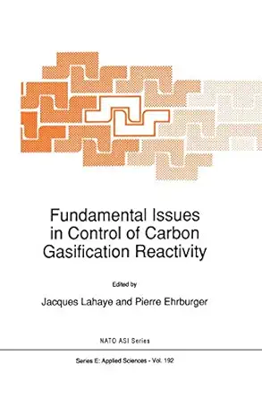 fundamental issues in control of carbon gasification reactivity 1st edition l lahaye ,pierre ehrburger
