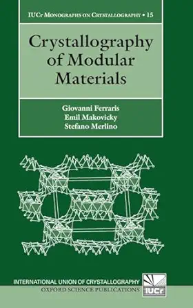 crystallography of modular materials 1st edition giovanni ferraris ,emil makovicky ,stefano merlino