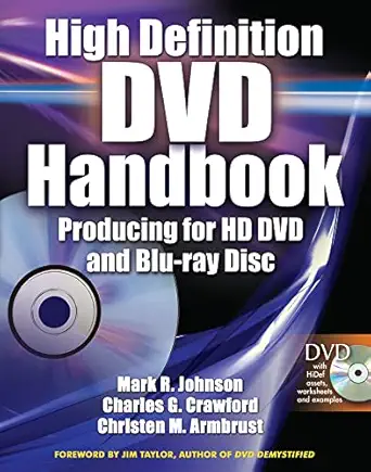 high definition dvd handbook producing for hd dvd and blu ray disc 1st edition mark johnson ,charles crawford