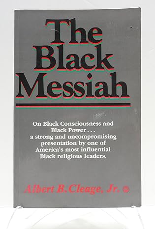 the black messiah 1st edition albert g cleage jr 0865430780, 978-0865430785