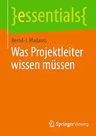 was projektleiter wissen ma 1/4ssen 1st edition bernd j madauss 3662653001, 978-3662653005