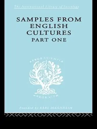 samples from english cultures part 1 1st edition josephine klein 041517595x, 978-0415175951