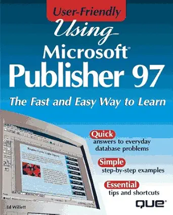 using microsoft publisher 97 1st edition edward willett 0789712202, 978-0789712202