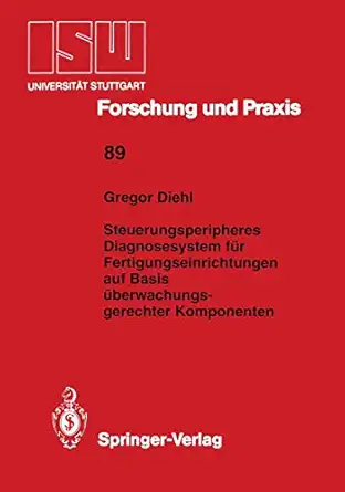steuerungsperipheres diagnosesystem fa 1/4r fertigungseinrichtungen auf basis a 1/4berwachungs gerechter