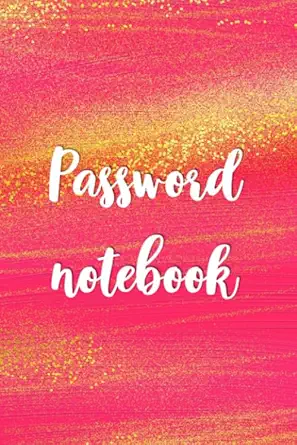 password notebook modern internet username and password keeper journal 6 x 9 alphabetical pages 1st edition