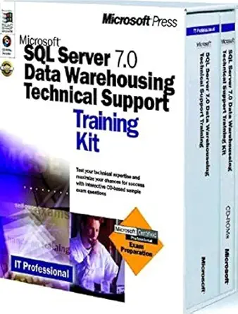 microsoft sql server 7 data warehousing training kit mcse training for exam 70 019 1st edition microsoft