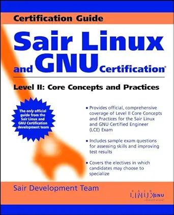 sair linux and gnu certification level 2 core concepts and practices 1st edition sair development team ,tobin