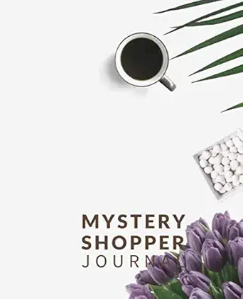 mystery shopper journal notebook diary for secret customers fast food establishments sit down restaurants