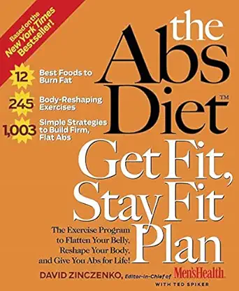 the abs diet get fit stay fit plan 1st edition david zinczenko ,ted spiker 1594864098, 978-1594864094