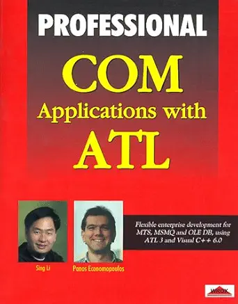 professional com applications with atl 1st edition panos economopoulos 1861001703, 978-1861001702