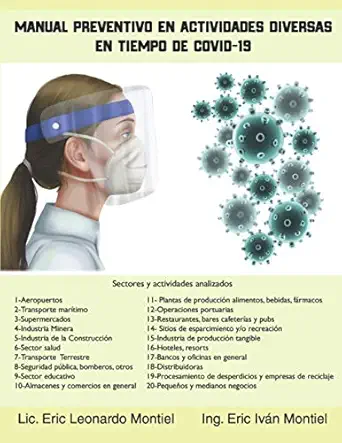 manual preventivo en actividades diversas en tiempos de covid 19 1st edition eric leonardo montiel ,eric ivan