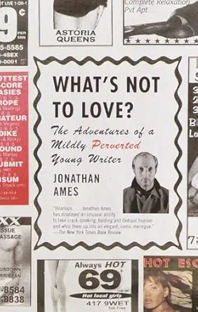 whats not to love the adventures of a mildly perverted young writer 1st edition jonathan ames 0375726497,