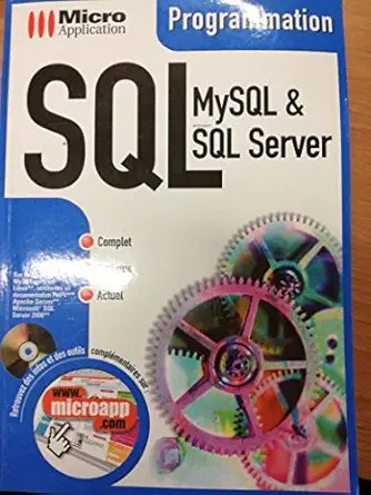 sql mysql and microsoft sql server 1st edition pc c 2742922717, 978-2742922710