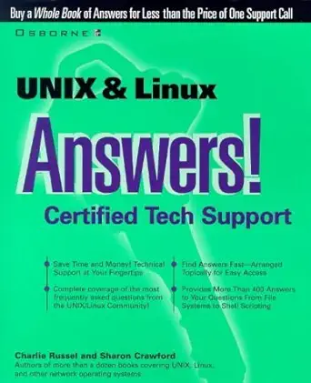 unix and linux answers certified tech support 1st edition charlie russel ,sharon crawford 007882446x,