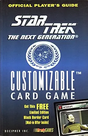 official pocket players guide star trek the next generation customizable card game 1st edition bradygames