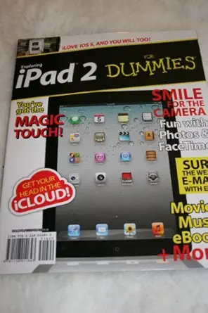exploring ipad 2 for dummies 1st edition galen gruman 1118011848, 978-1118011843