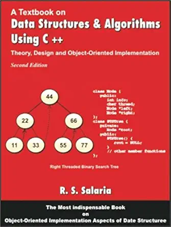 a textbook on data structures and algorithms using c++ 1st edition r s salaria 8190744836, 978-8190744836