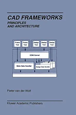 cad frameworks principles and architecture 1st edition pieter van der wolf 0792395018, 978-0792395010