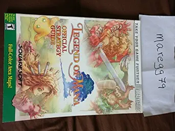 the legend of mana official strategy guide 1st edition craig wessel ,mark h walker 1566869862, 978-1566869867