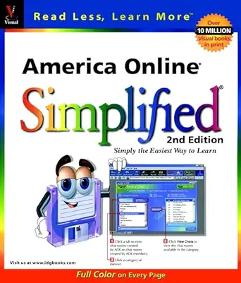 america online simplified 1st edition ruth maran 0764534335, 978-0764534331