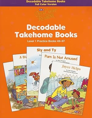 decodable takehome books level 1 practice books 49 97 1st edition mcgraw hill 0075723085, 978-0075723080