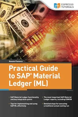 practical guide to sap material ledger 1st edition rosana fonseca 1533250960, 978-1533250964