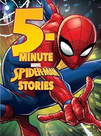 5 minute spiderman stories 1st edition marvel press book group 1484781422, 978-1484781425