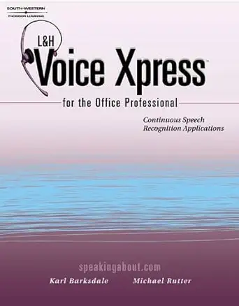 l and h voice express for office professional 10 license digital download 1st edition karl barksdale