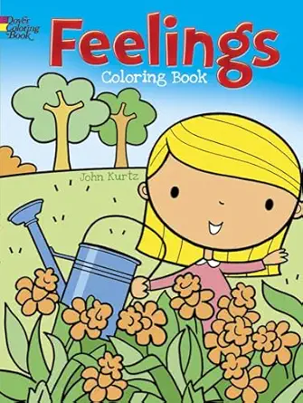 feelings coloring book 1st edition john kurtz 048680710x, 978-0486807102