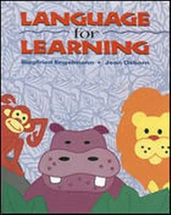 language for learning teachers presentation book a 1st edition siegfried englemann 0026746425, 978-0026746427
