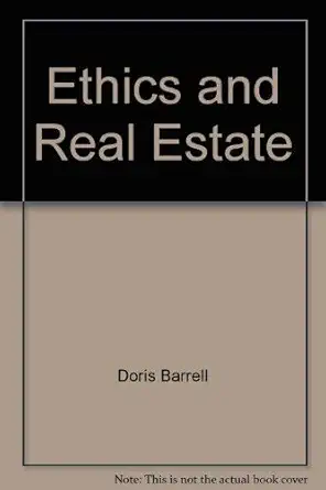 ethics and real estate/prepack of 20 1st edition doris barrell 0793138477, 978-0793138470