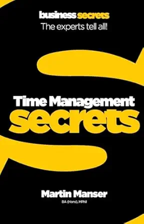 time management 1st edition martin manser 0007324464, 978-0007324460