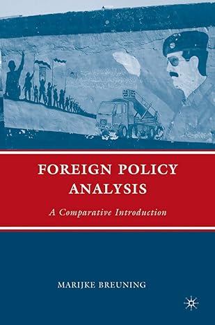 foreign policy analysis 1st edition marijke breuning 0312296207, 978-0312296209