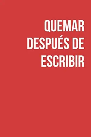 quemar despuas de escribir cuaderno a rayas para ser honesto contigo mismo regalo colegas de trabajo regalo
