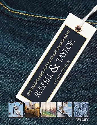 operations and supply chain management 1st edition roberta s russell ,bernard w taylor 111846267x,